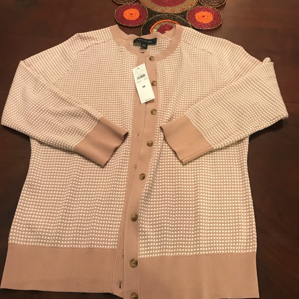 NWT Ann Taylor cardigan in Salmon